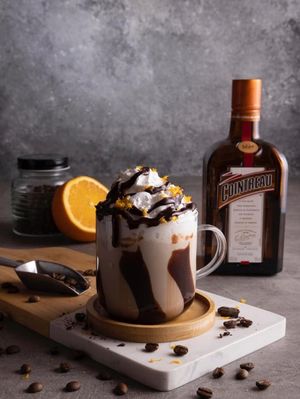 Orange Hot Chocolate  e Orange Mocaccino são os dois novos coquetéis exclusivos do Café do Ponto, feitos com licor Cointreau